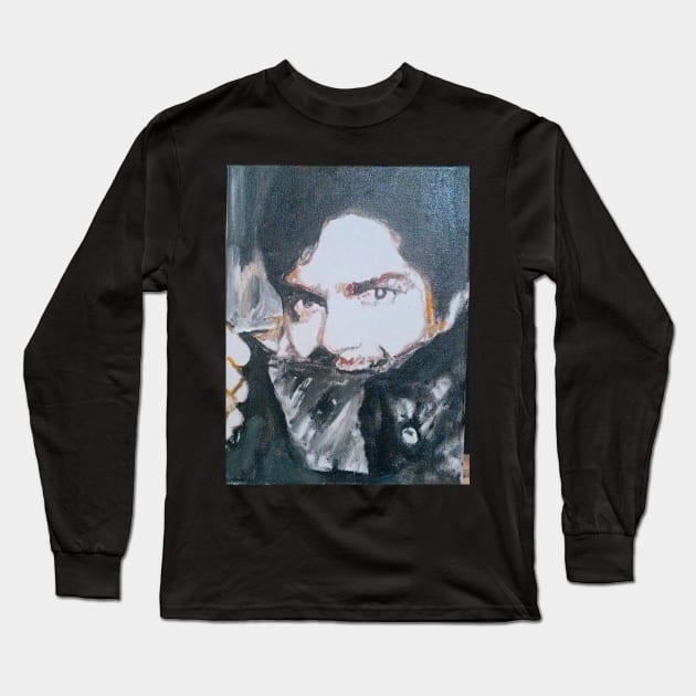 bob Long Sleeve T-Shirt by Mike Nesloney Art